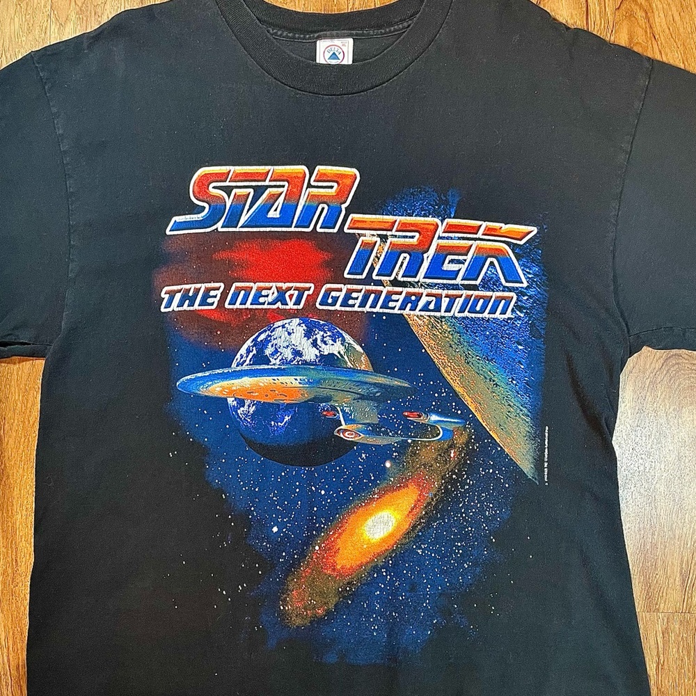 Vintage 90’s Star Trek The Next Generation Size X-Large Delta Tag Pro Weight